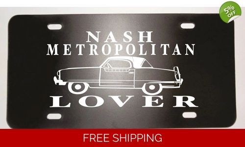 Nash Metropolitan License Plate more items listed forsale Great Gift For Friend